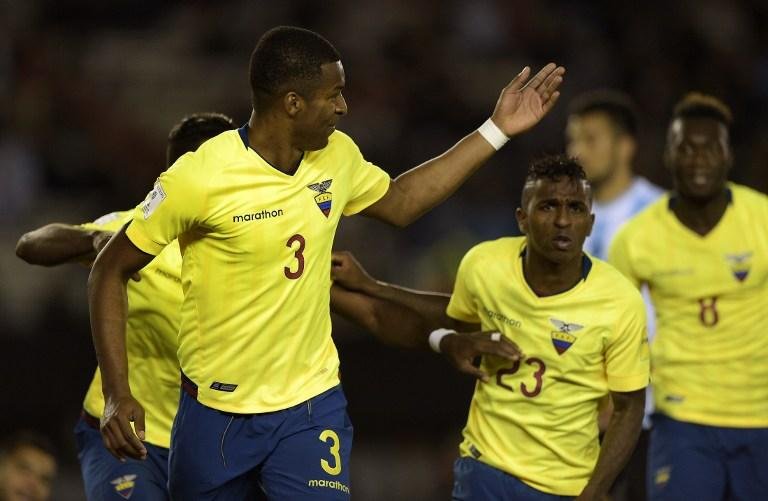 Frickson Erazo, zagueiro do Gr&ecirc;mio, abriu o placar
