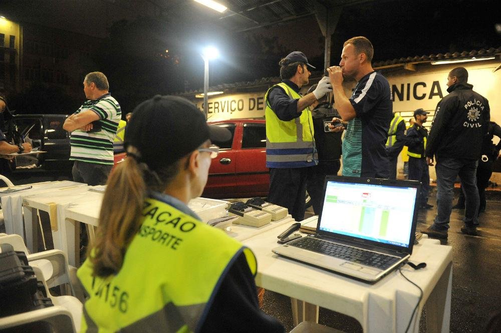 Condi&ccedil;&otilde;es do carro para circular e teste do etil&ocirc;metro s&atilde;o monitorados