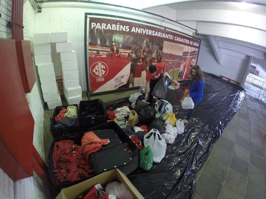 Inter recolhe donativos para atingidos pelas chuvas