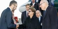 Dilma desembarcou neste sábado na Suécia