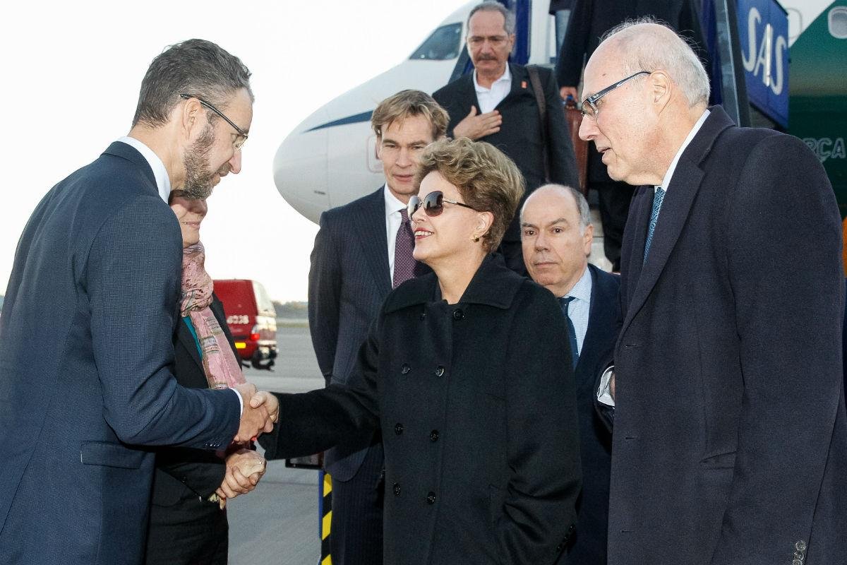 Dilma desembarcou neste s&aacute;bado na Su&eacute;cia