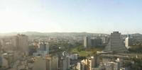 Domingo amanheceu ensolarado e com temperatura baixa em Porto Alegre