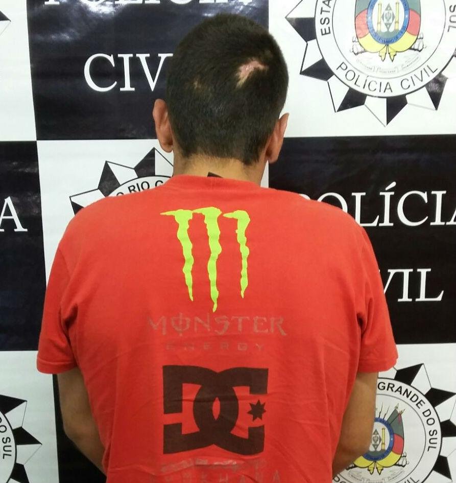 Homem de 25 anos foi preso em Taquara