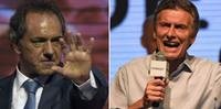 Novo pleito reunirá o kirchnerista Daniel Scioli e o conservador Mauricio Macri 