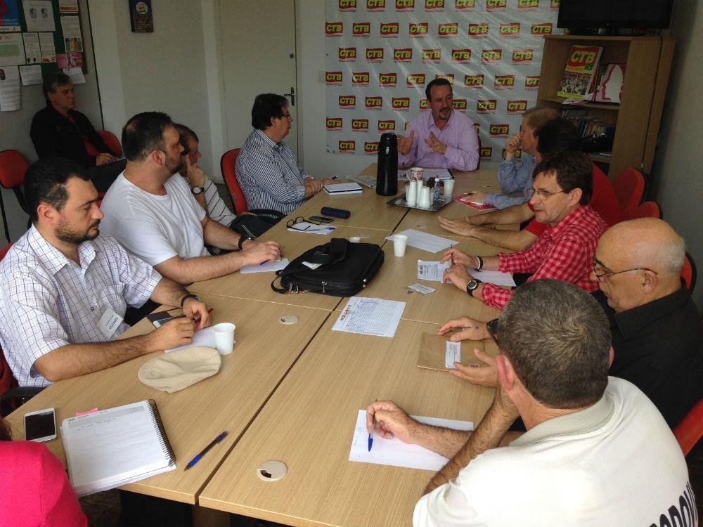 Entidades se reuniram na sede da CTB