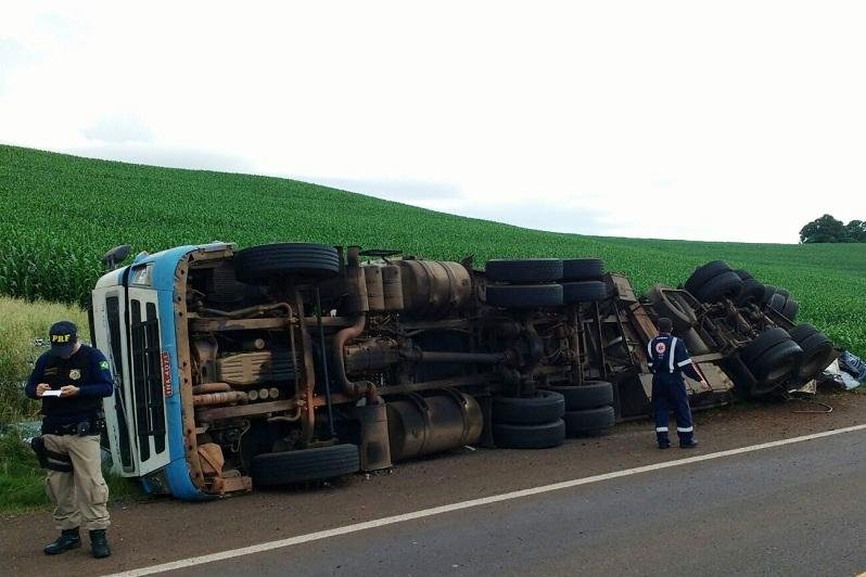 Acidente foi registrado no km 89, em Lajeado do Bugre