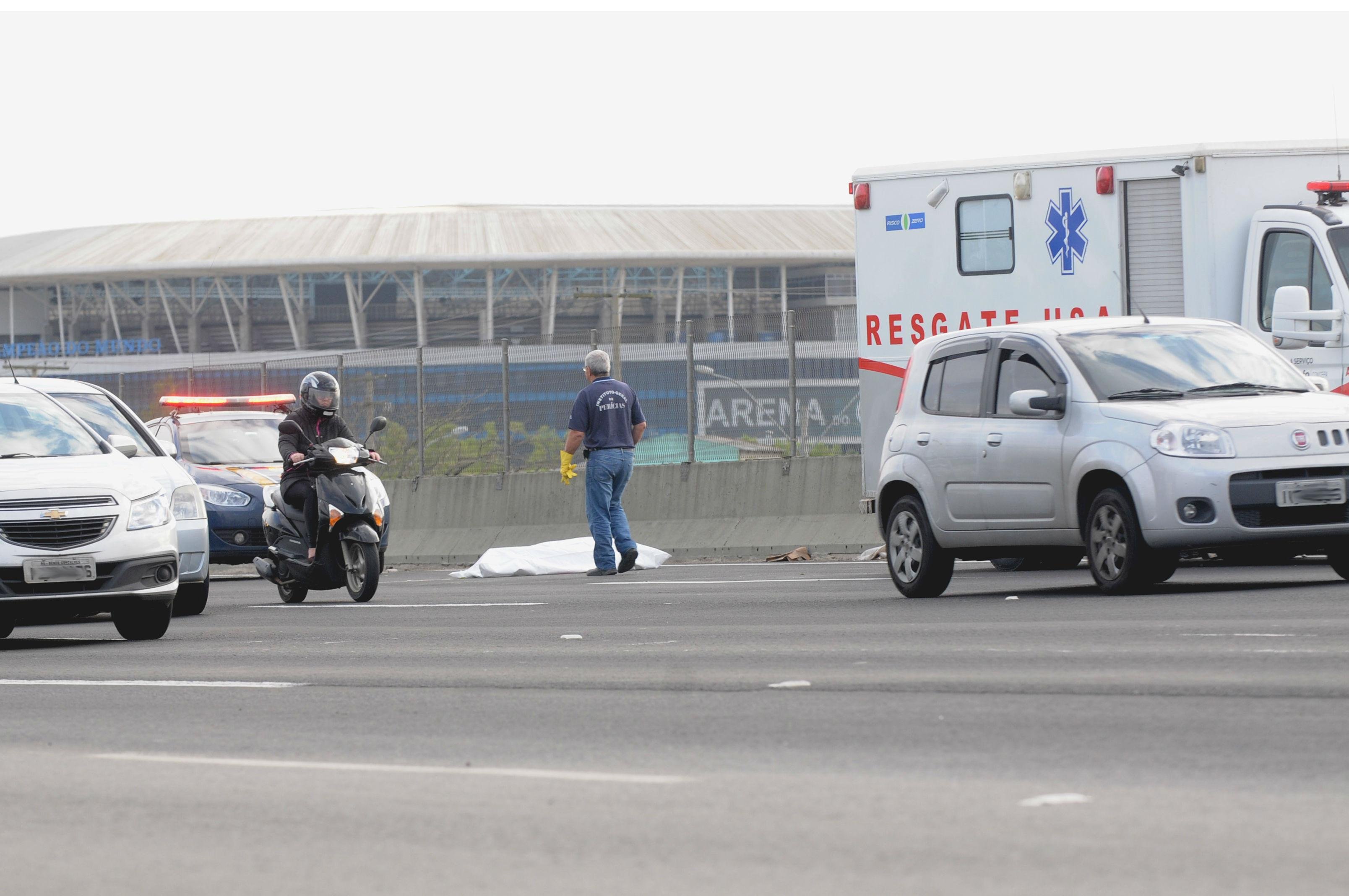 Pedestre foi atropelado por um Corolla no km 94 da BR 290