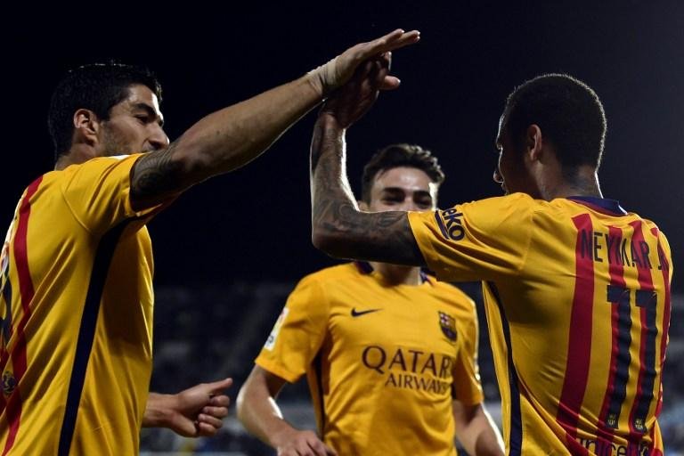 Com gols de Neymar e Su&aacute;rez, Barcelona vence o Getafe