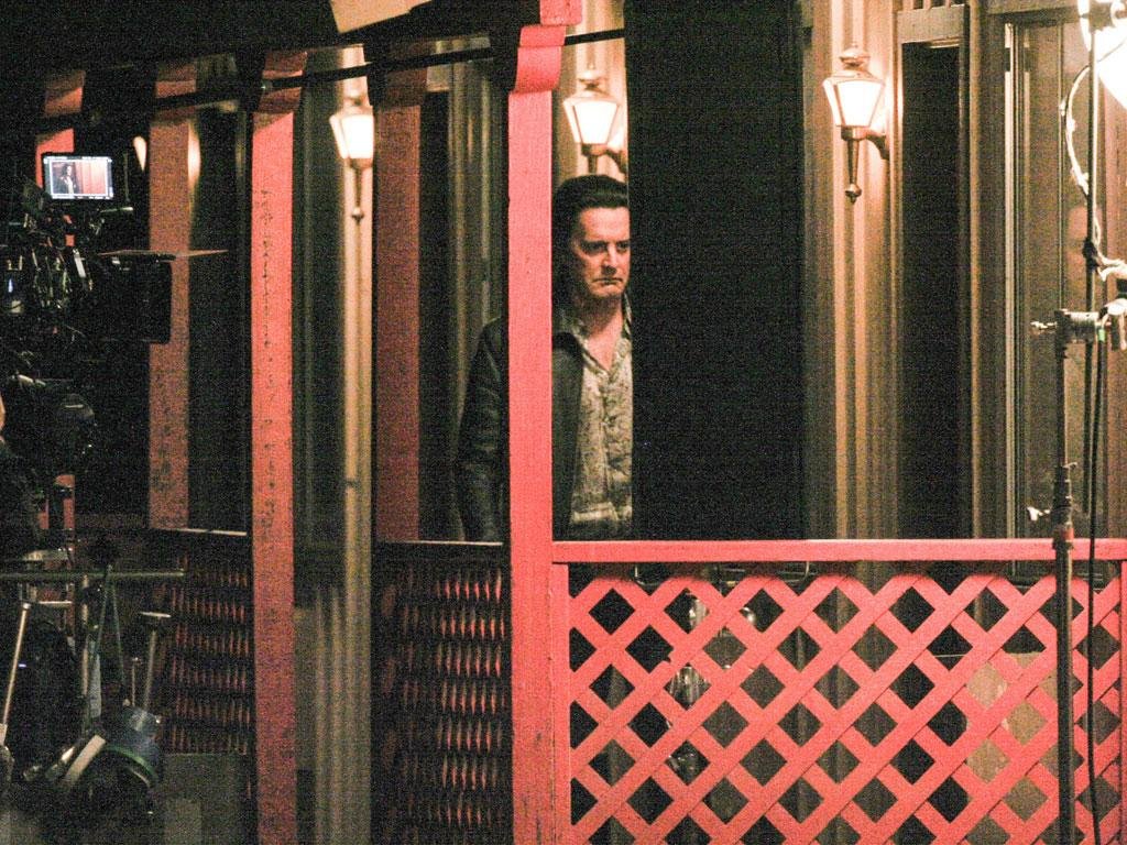 Kyle MacLachlan nos bastidores das grava&ccedil;&otilde;es