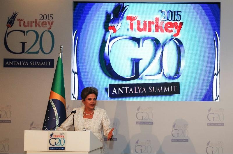 Presidente est&aacute; na Turquia onde participa de C&uacute;pula G-20 