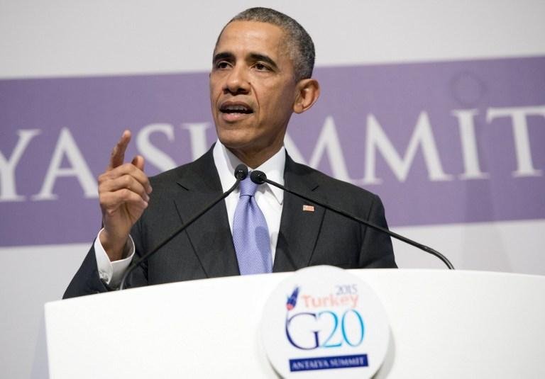 Declara&ccedil;&atilde;o do Presidente americano foi feita ao fim da c&uacute;pula do G20 na Turquia