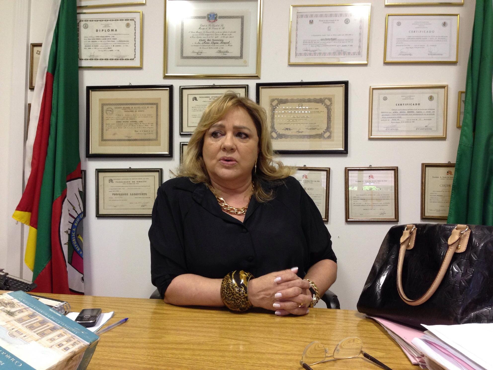 Delegada &Aacute;urea Regina Hoeppel, respons&aacute;vel pelo caso vai solicitar pedido de pris&atilde;o preventiva