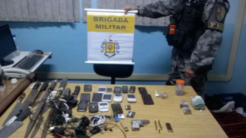 Pistola &eacute; encontrada em cela de pres&iacute;dio de Passo Fundo 