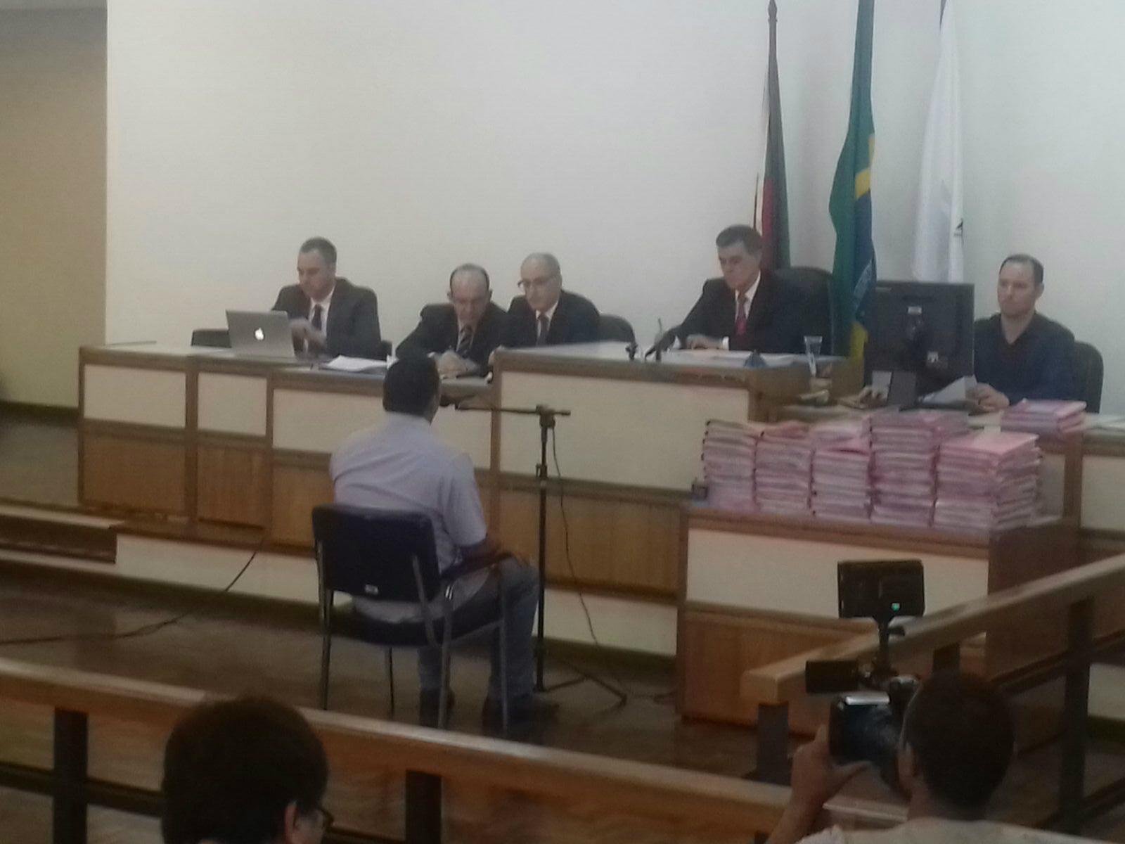 Marcelo de Jesus dos Santos, r&eacute;u no processo, prestou depoimento nesta ter&ccedil;a-feira