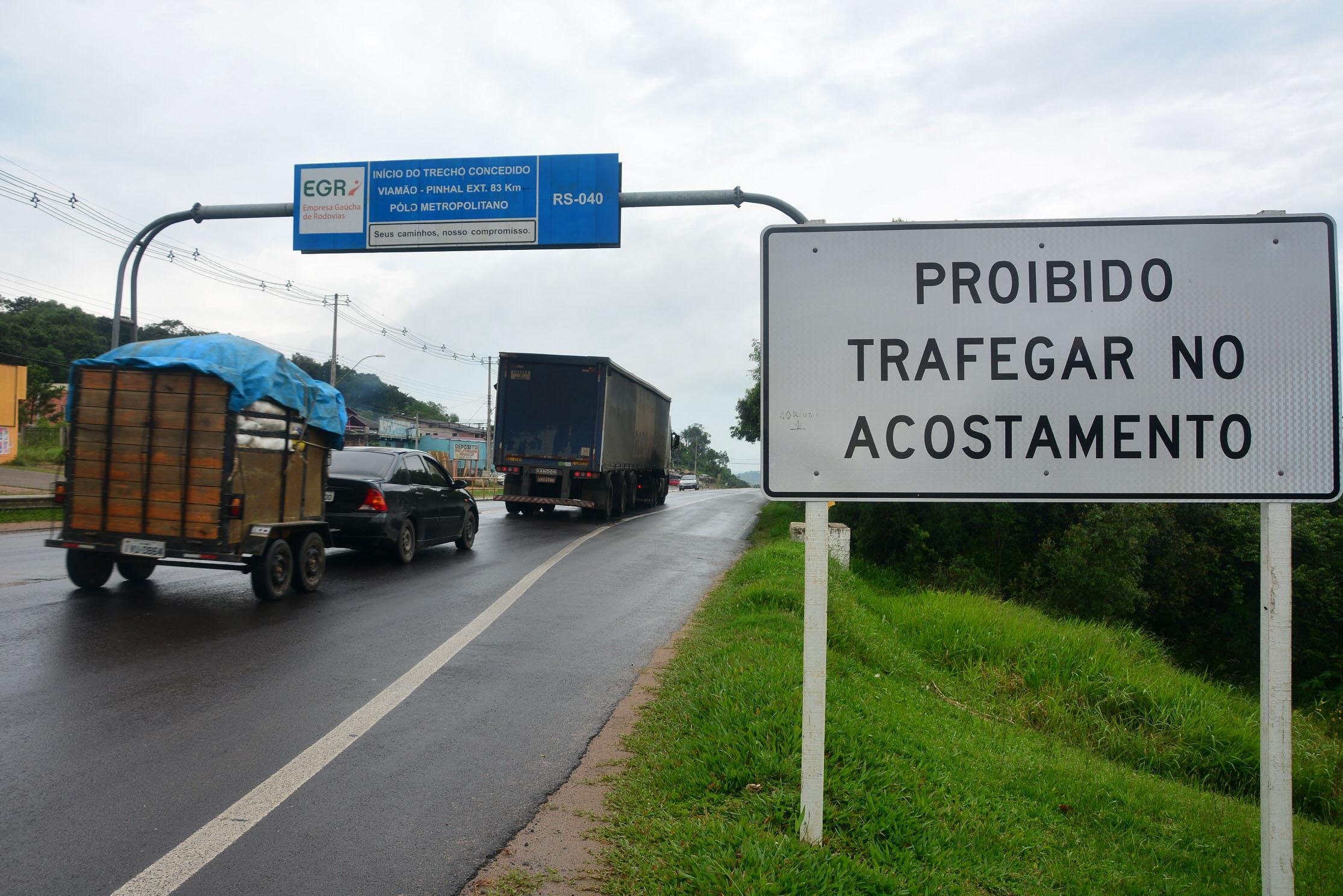 Placas que indicam a proibi&ccedil;&atilde;o de tr&aacute;fego no local precisam ser modificadas antes da libera&ccedil;&atilde;o dos ve&iacute;culos