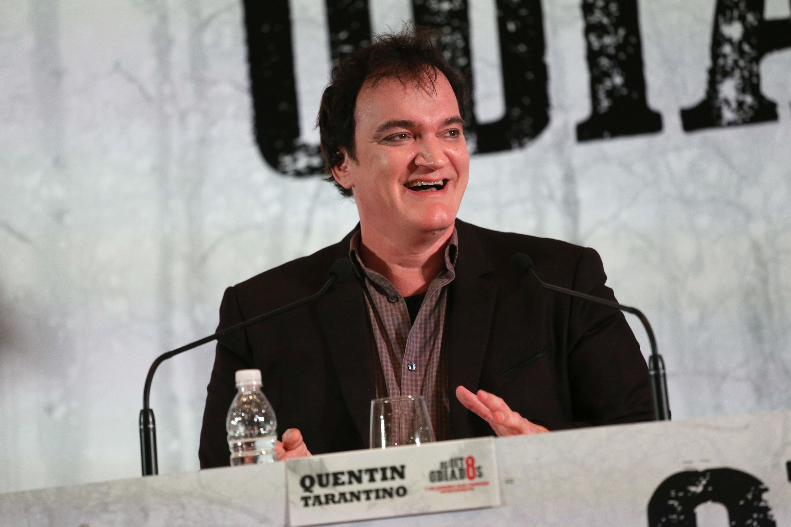 Tarantino esteve no Brasil para divulgar o oitavo filme, "Os Oito Odiados", que estreia dia 7 de janeiro