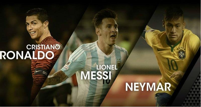 Neymar est&aacute; entre os finalistas da Bola de Ouro 