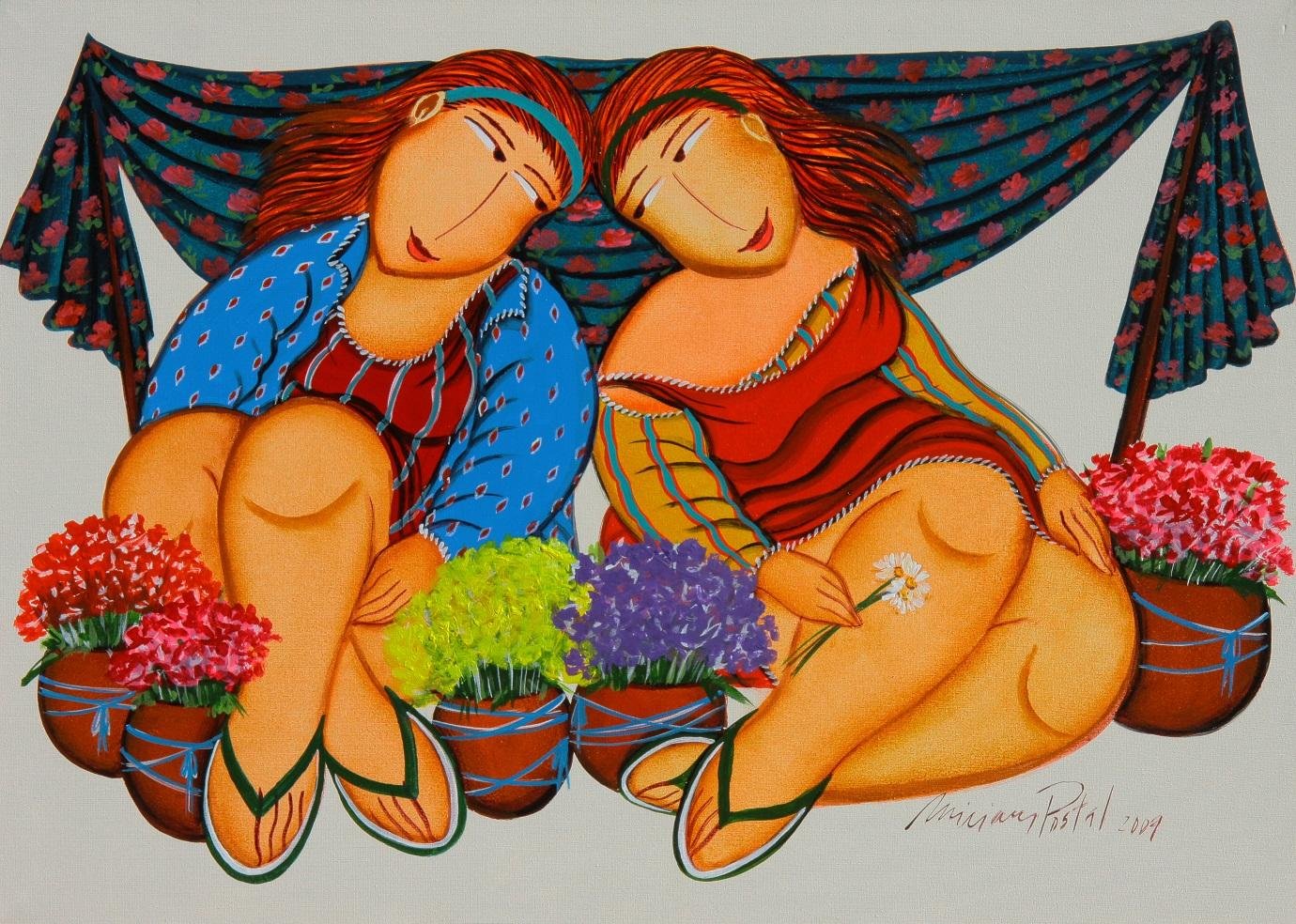 Obra assinada por Mirian Postal