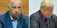 Ambos são acusados de envolvimento no escândalo de corrupção na Fifa