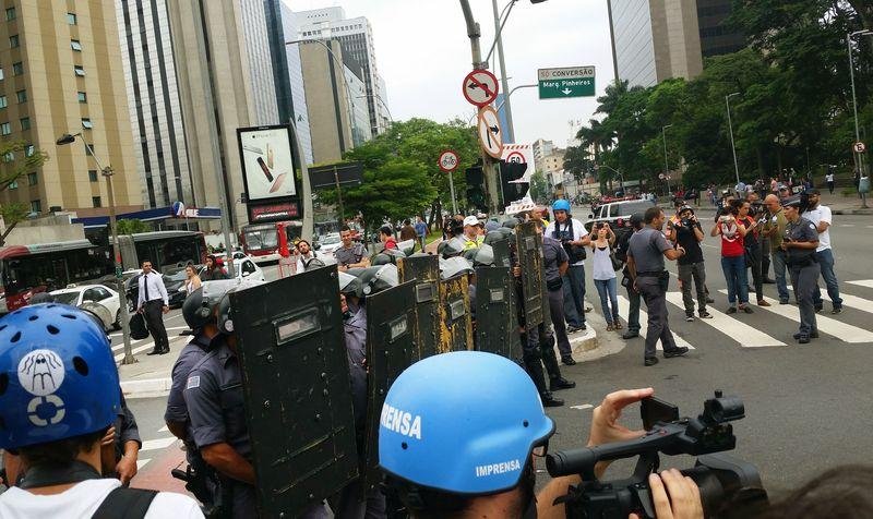 Tumulto e correria foram registrados na Avenida Paulista