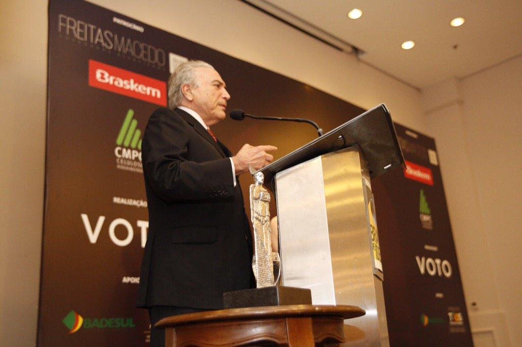 Para Temer, a carta &eacute; uma situa&ccedil;&atilde;o superada