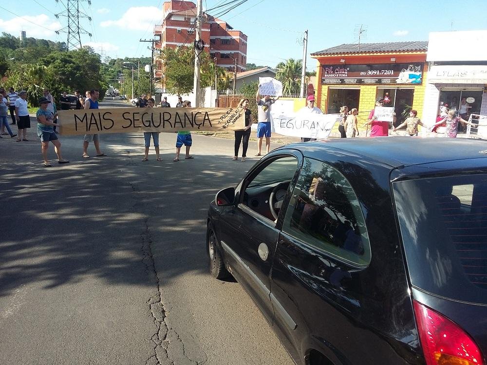Manifesta&ccedil;&atilde;o pede mais seguran&ccedil;a no Vale do Sinos