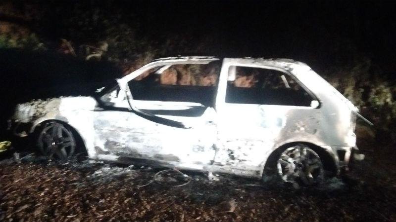 Corpo de homem &eacute; encontrado em carro incendiado no Vale do Taquari