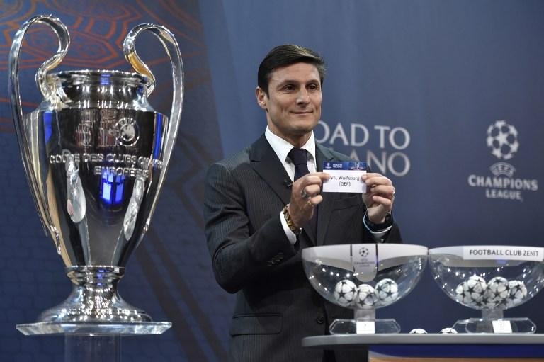 Argentino Javier Zanetti participou do sorteio