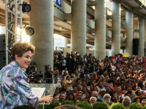Presidente fez inflamado discurso em defesa do seu mandato na Confer&ecirc;ncia Nacional da Juventude