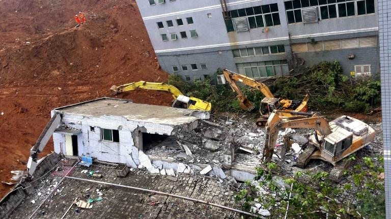 N&uacute;mero de desaparecidos em deslizamento de terra na China sobe para 91