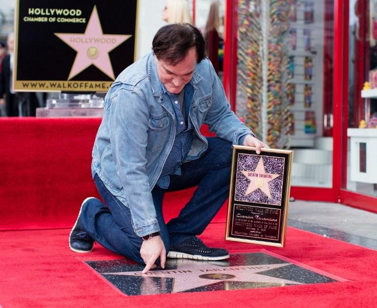 Tarantino recebe estrela na Cal&ccedil;ada da Fama em Hollywood 