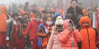 Poluição provoca alerta vermelho em 10 cidades chinesas