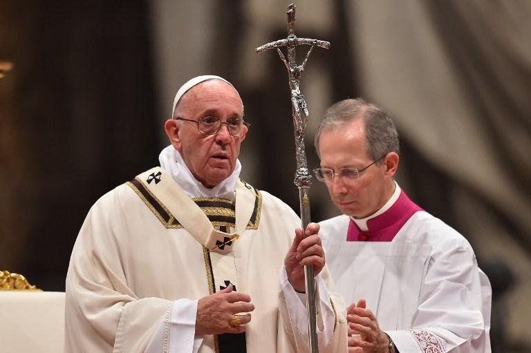 Papa pediu aos cat&oacute;licos que parem de sentir "medo e temor" e qualificou Jesus como um "pr&iacute;ncipe da paz"