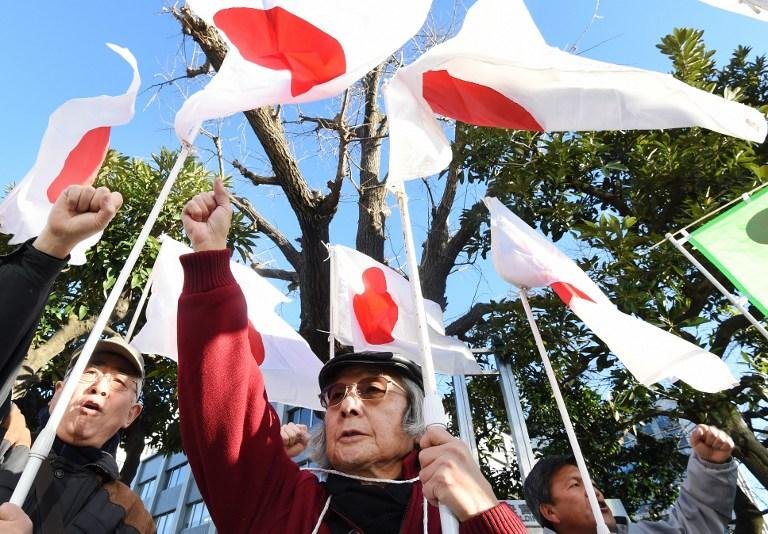 Japoneses protestaram contra acordo feito com a Coreia do Sul