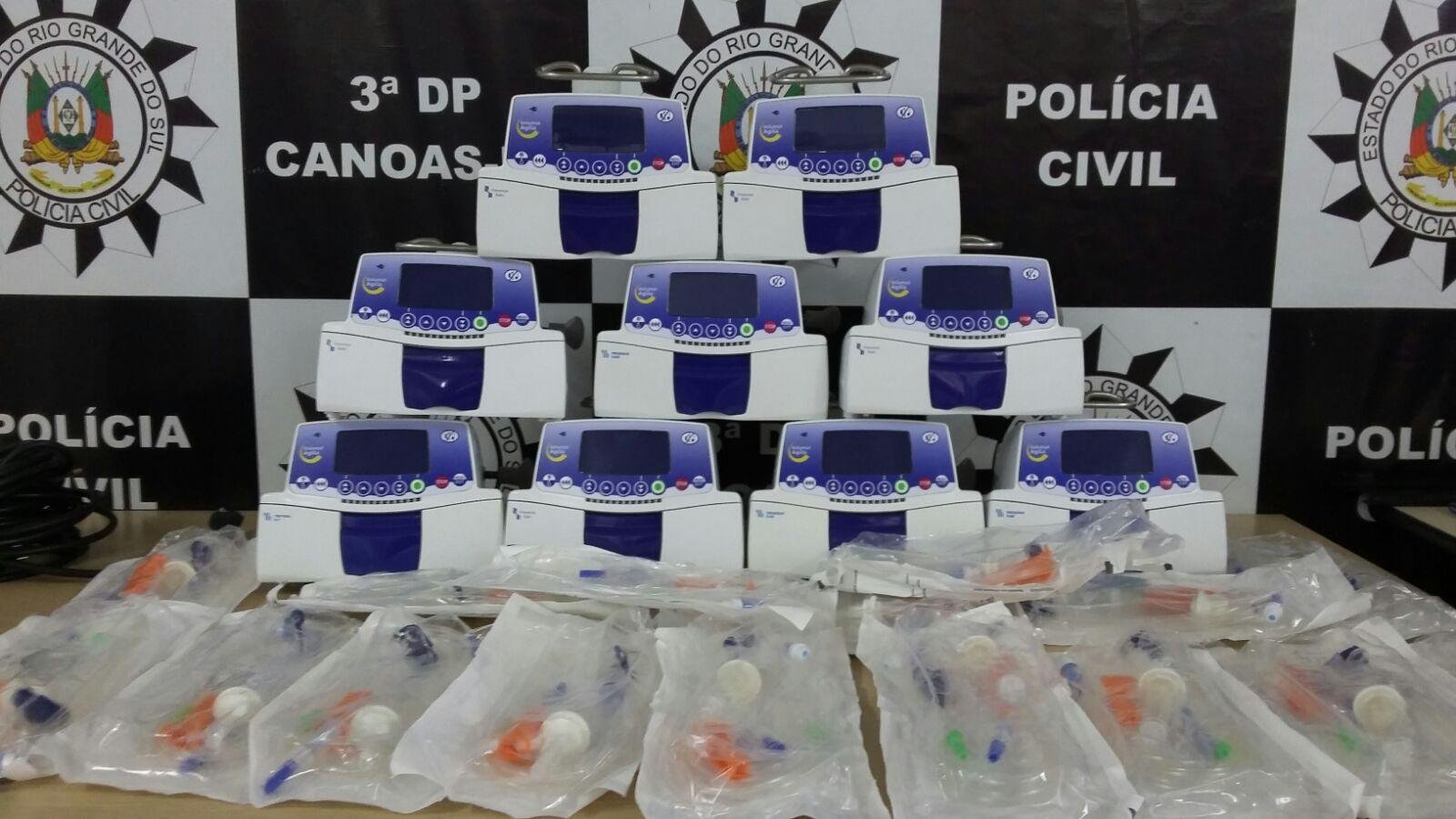 Equipamentos haviam sido furtados do Hospital da Ulbra