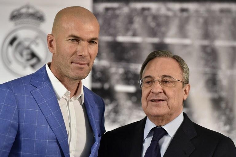 Florentino P&eacute;rez se mostrou emocionado ao anunciar o novo t&eacute;cnico
