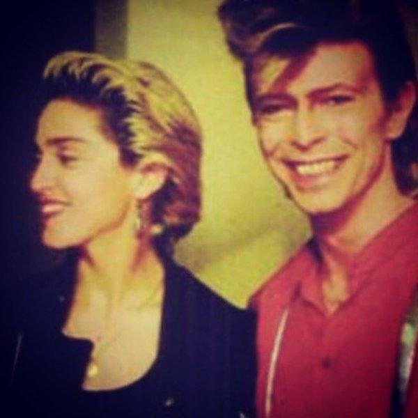	Madonna se disse devastada por morte de David Bowie