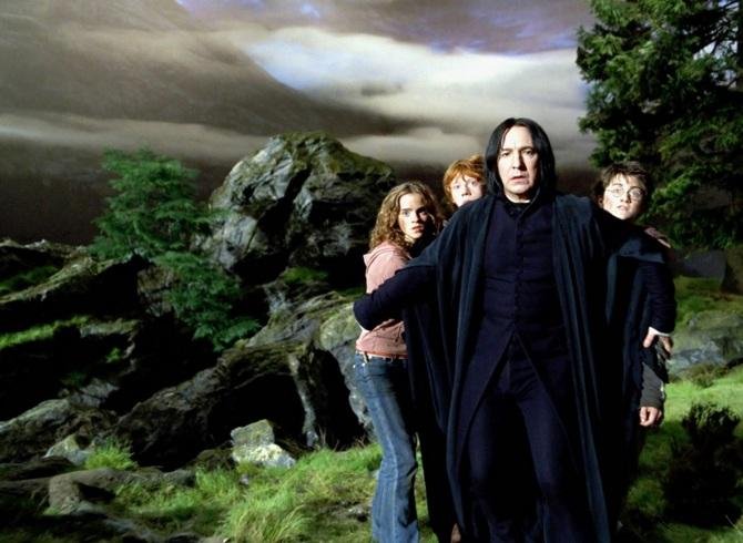 Rickman viveu o professor Severus Snape nos longas da saga