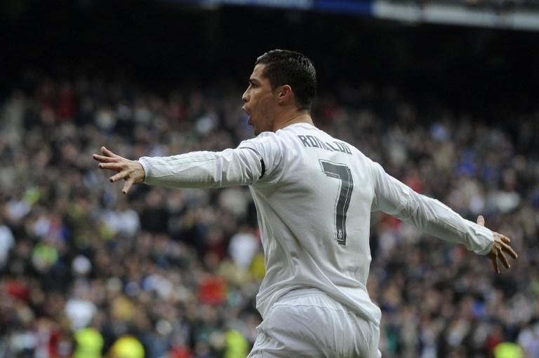 Cristiano Ronaldo marcou dois em jogo contra Sporting Gij&oacute;n 