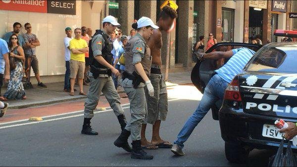 Agressor foi detido pela Brigada Militar
