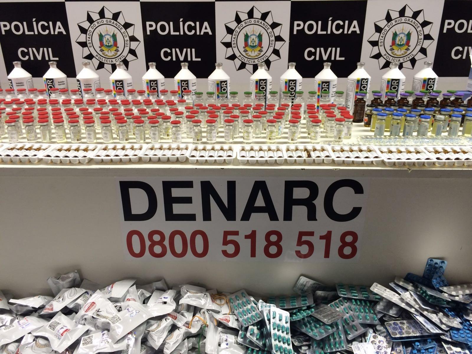 Denarc fez maior apreens&atilde;o de drogas sint&eacute;ticas da hist&oacute;ria