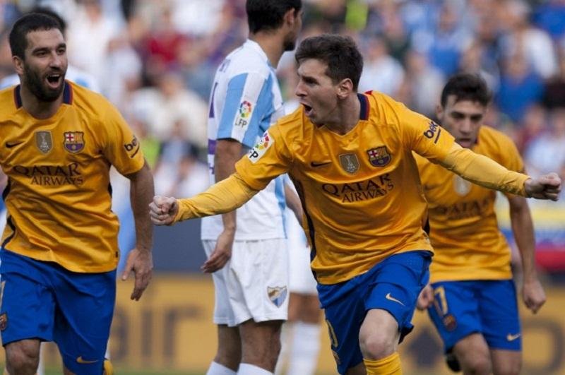 Messi marca e Barcelona derrota o M&aacute;laga por 2 a 1