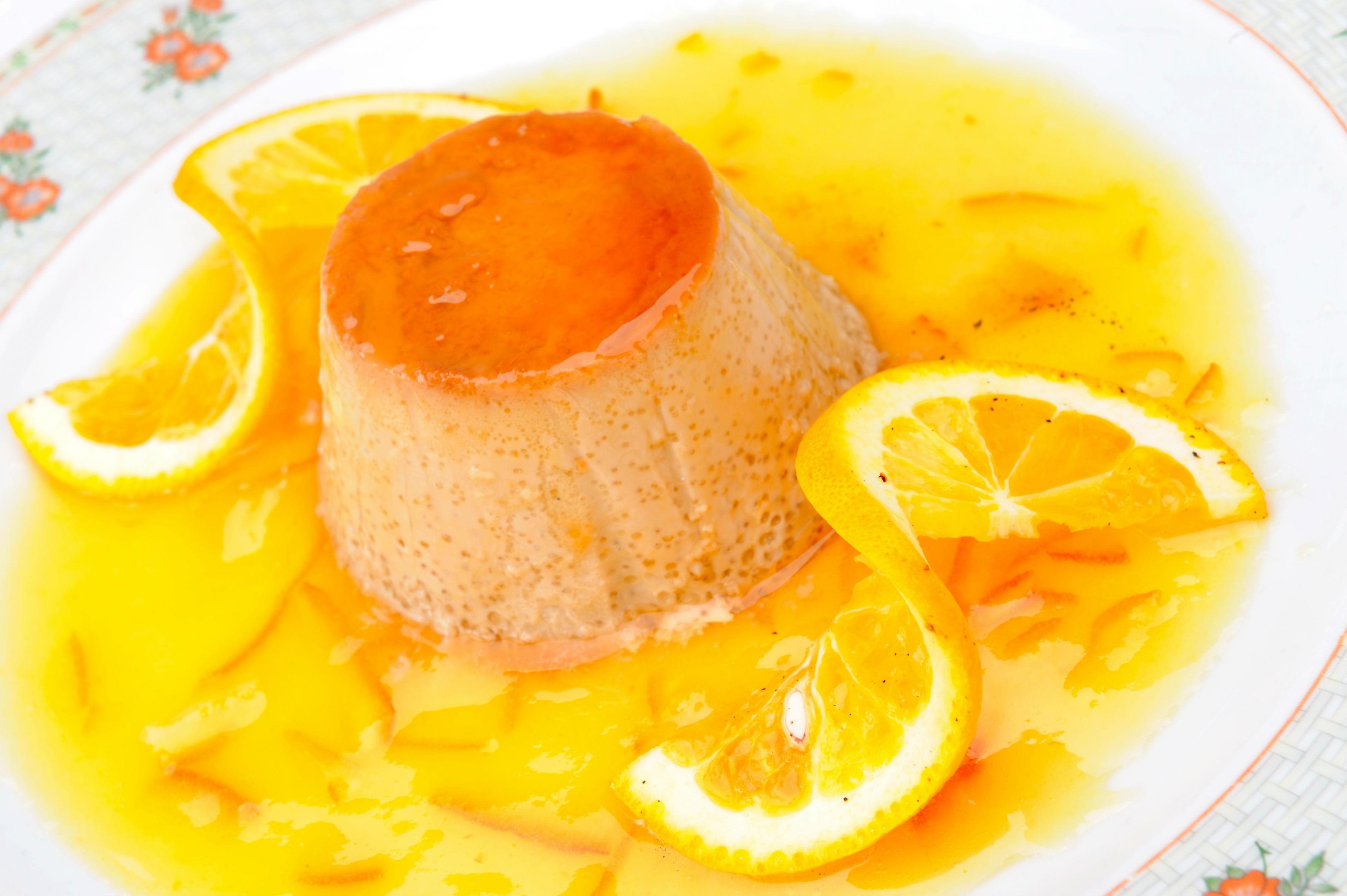 Pudim de laranja kinkan