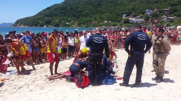 V&iacute;tima foi atacada por outros dois homens na praia da Lagoinha