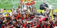Flamengo levantou a taça da Copa São Paulo