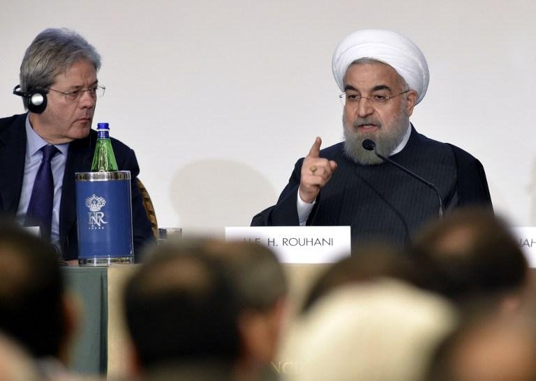 Hassan Rouhani, presidente do Ir&atilde;, tamb&eacute;m se reuniu com empres&aacute;rios na manh&atilde; desta ter&ccedil;a-feira 