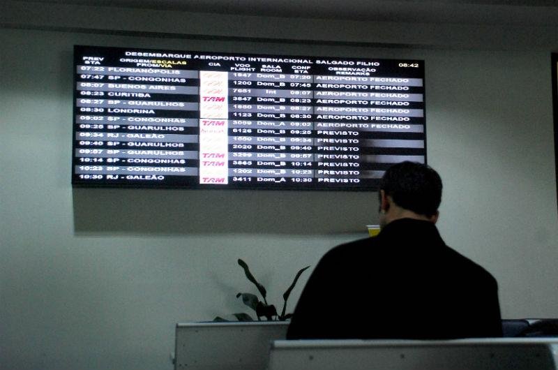 &Aacute;rea comercial do aeroporto de Porto Alegre registra evolu&ccedil;&atilde;o