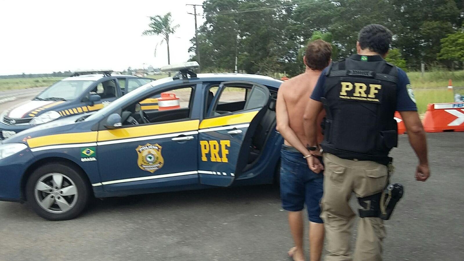 Homem de 36 anos foi preso na BR 290, em Camaqu&atilde;