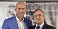 Real Madrid, que é treinado por Zidane, teve a pena suspensa