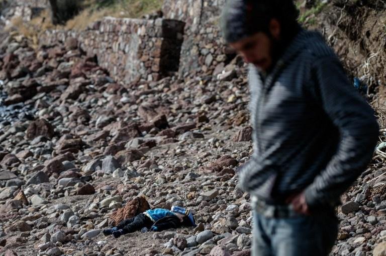 Aparentemente as pessoas tentavam chegar &agrave; ilha grega de Lesbos